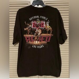 ProRodeo Gear Brown T-Shirt size Xl NFR rodeo 2015